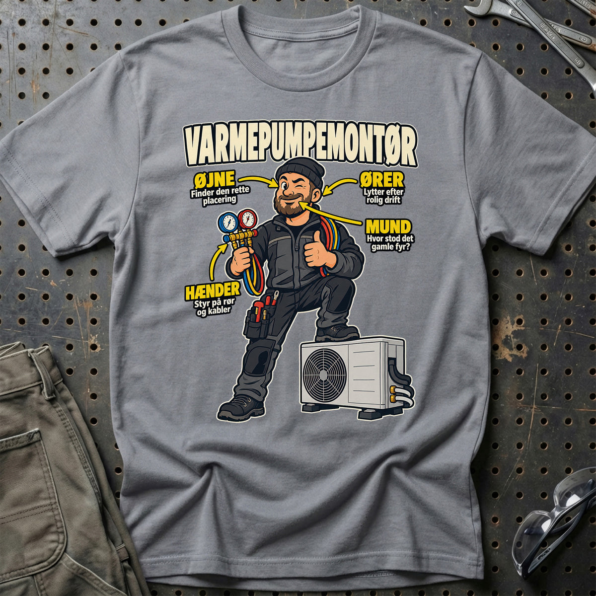 
Produktbillede af Varmepumpemontør – Anatomi T-Shirt