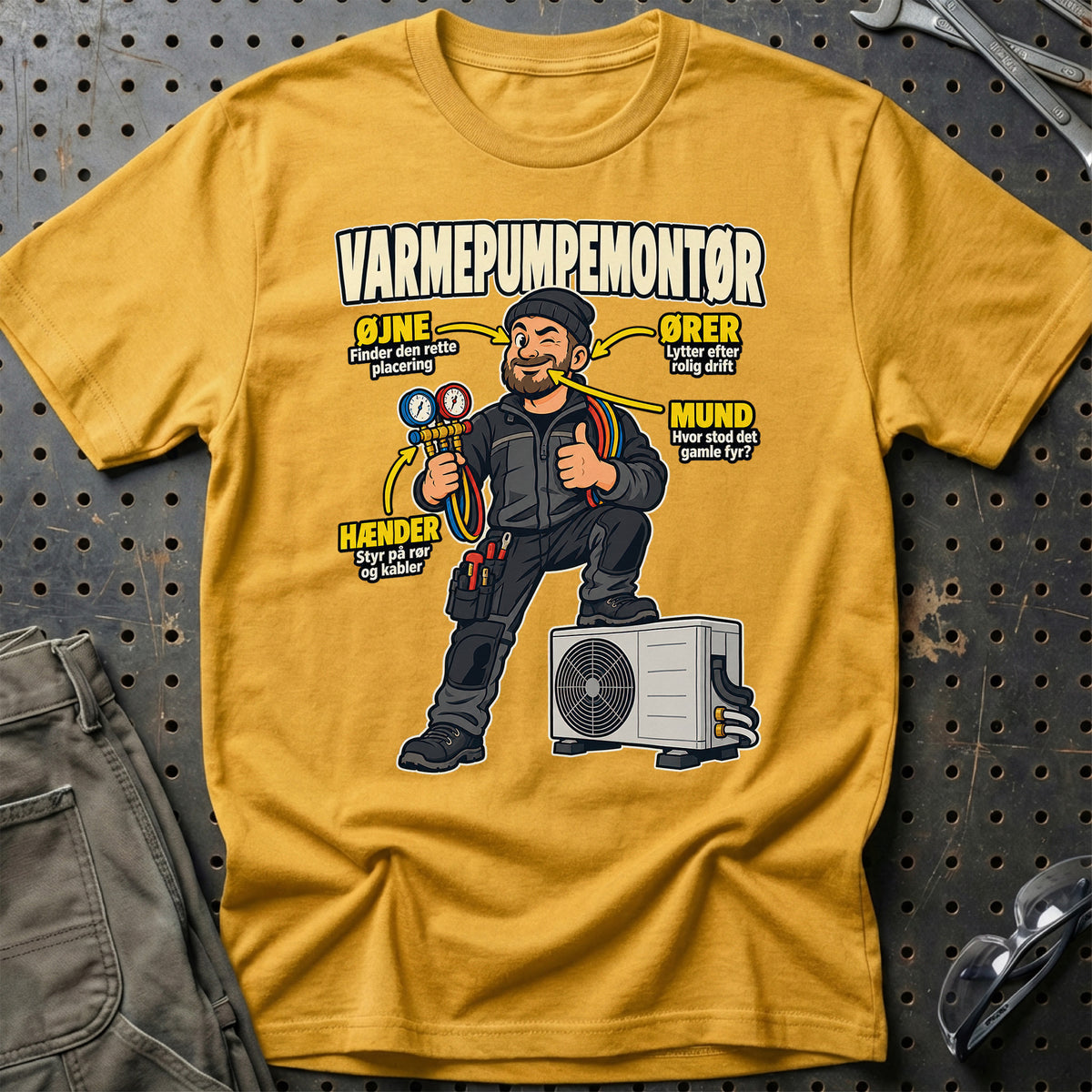 
Produktbillede af Varmepumpemontør – Anatomi T-Shirt
