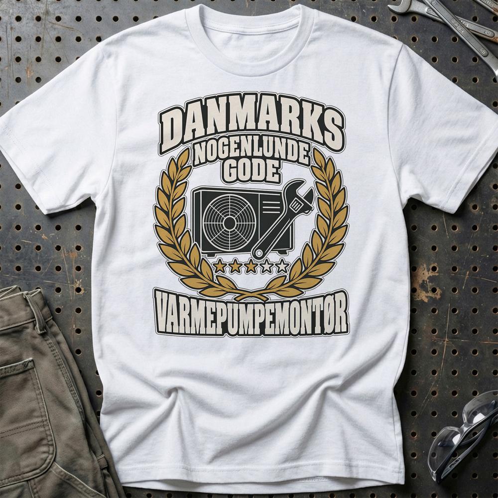 
Produktbillede af Varmepumpemontør – Danmarks Nogenlunde Gode T-Shirt
