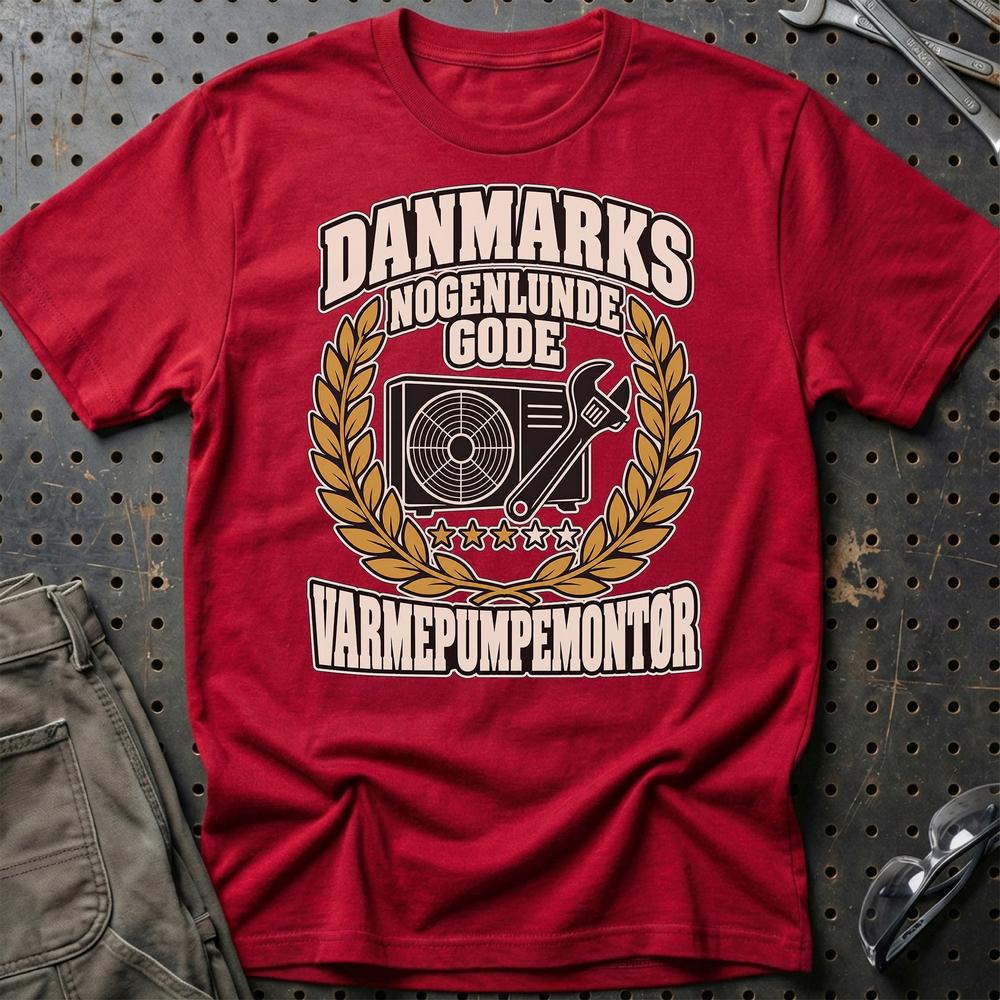 
Produktbillede af Varmepumpemontør – Danmarks Nogenlunde Gode T-Shirt