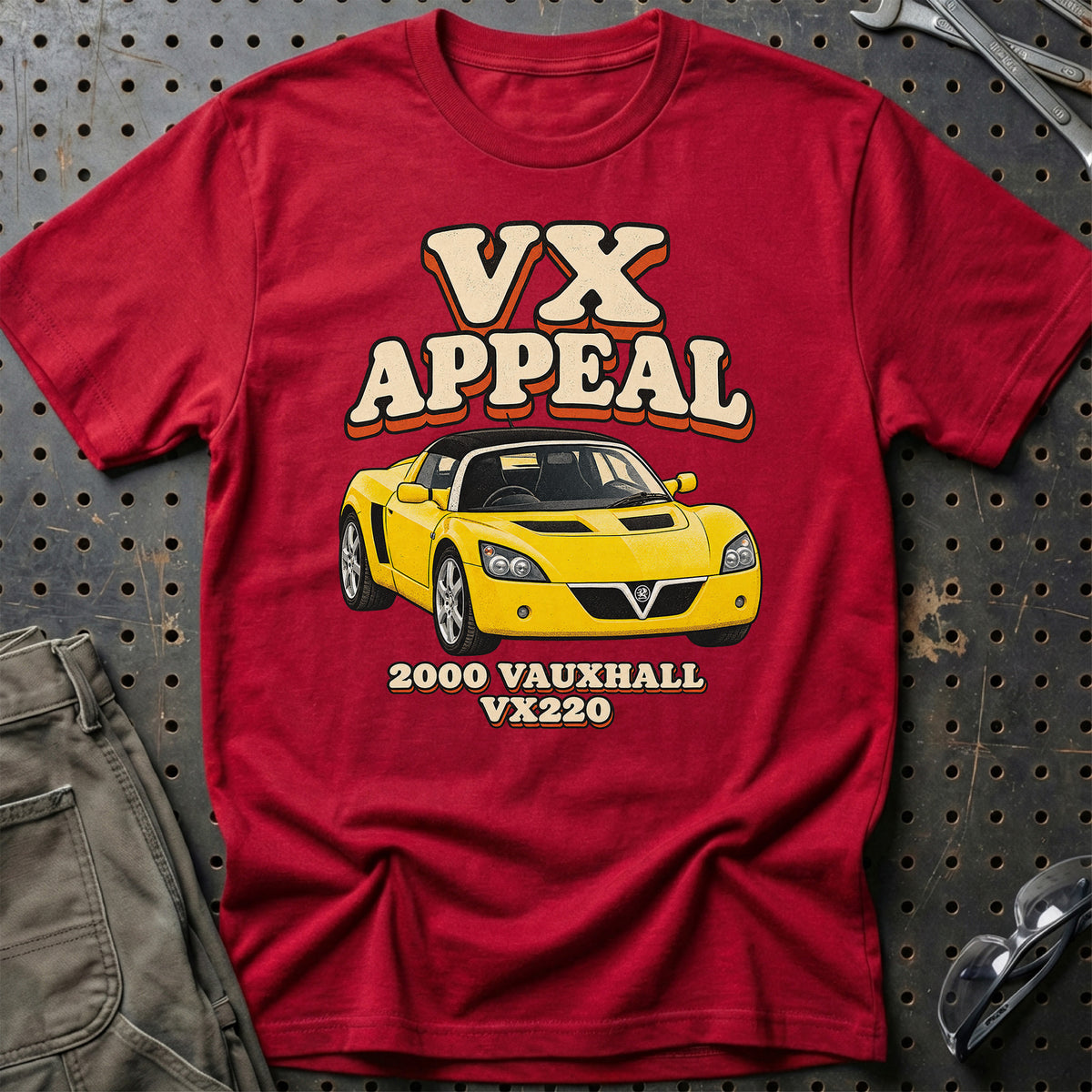 
Vauxhall VX220 2000 – VX Appeal T-Shirt – Rød