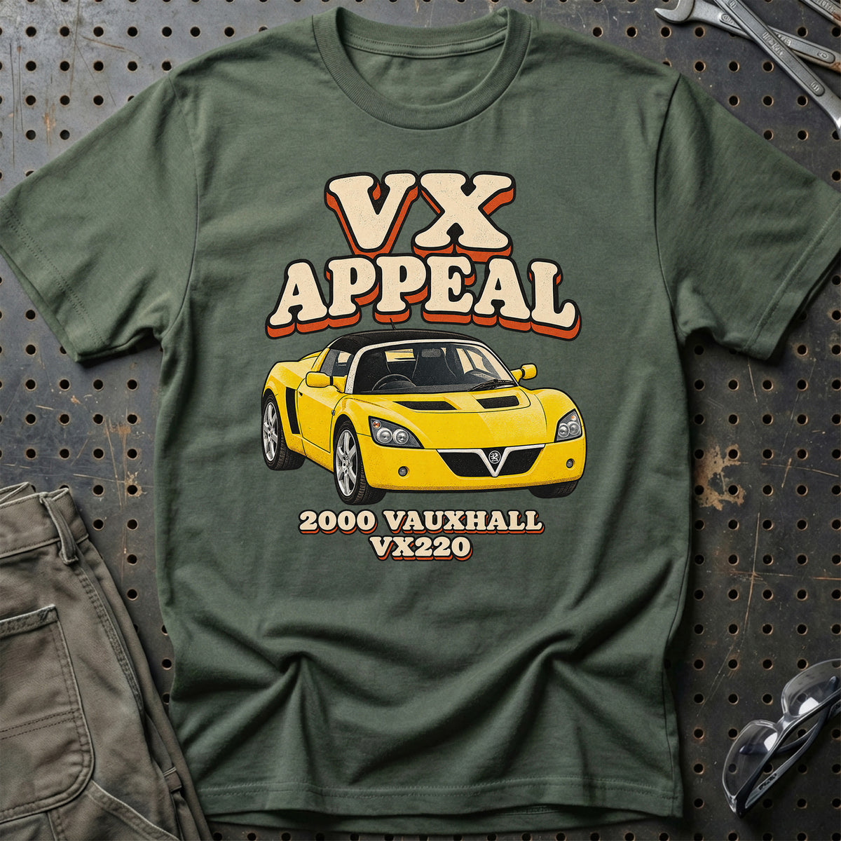 
Vauxhall VX220 2000 – VX Appeal T-Shirt – Grøn Militær