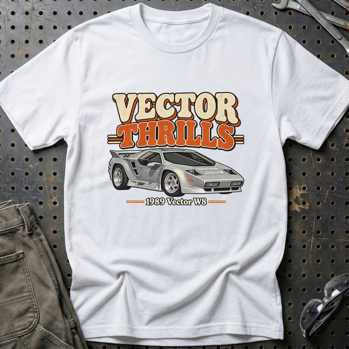 
Vector W8 1989 – Vector Thrills T-Shirt – Hvid