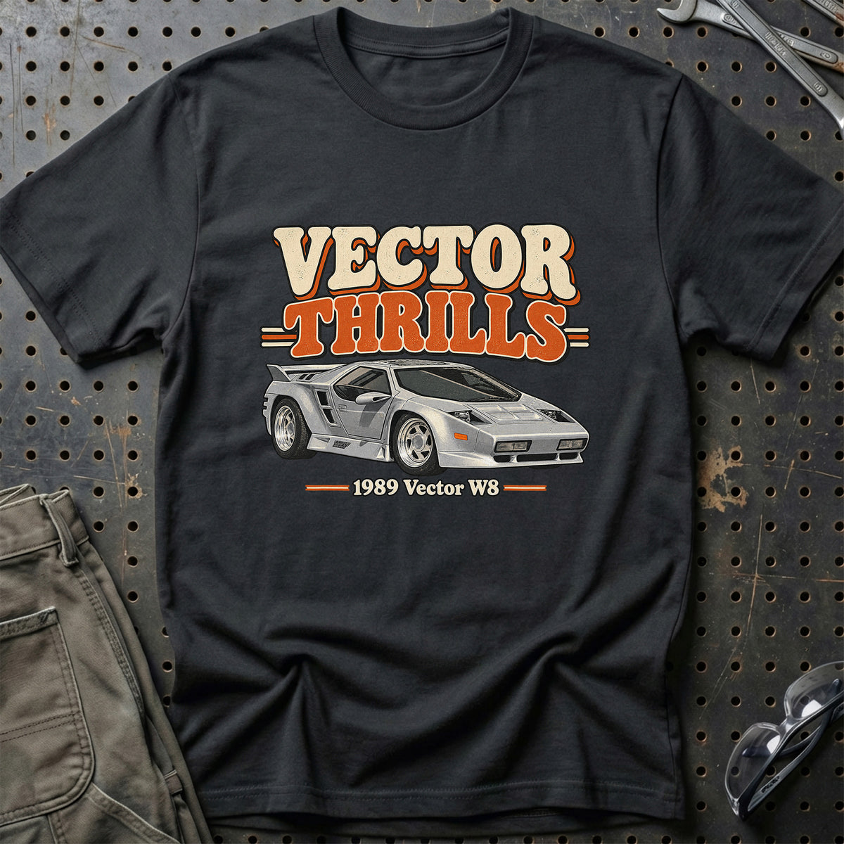 
Vector W8 1989 – Vector Thrills T-Shirt – Sort