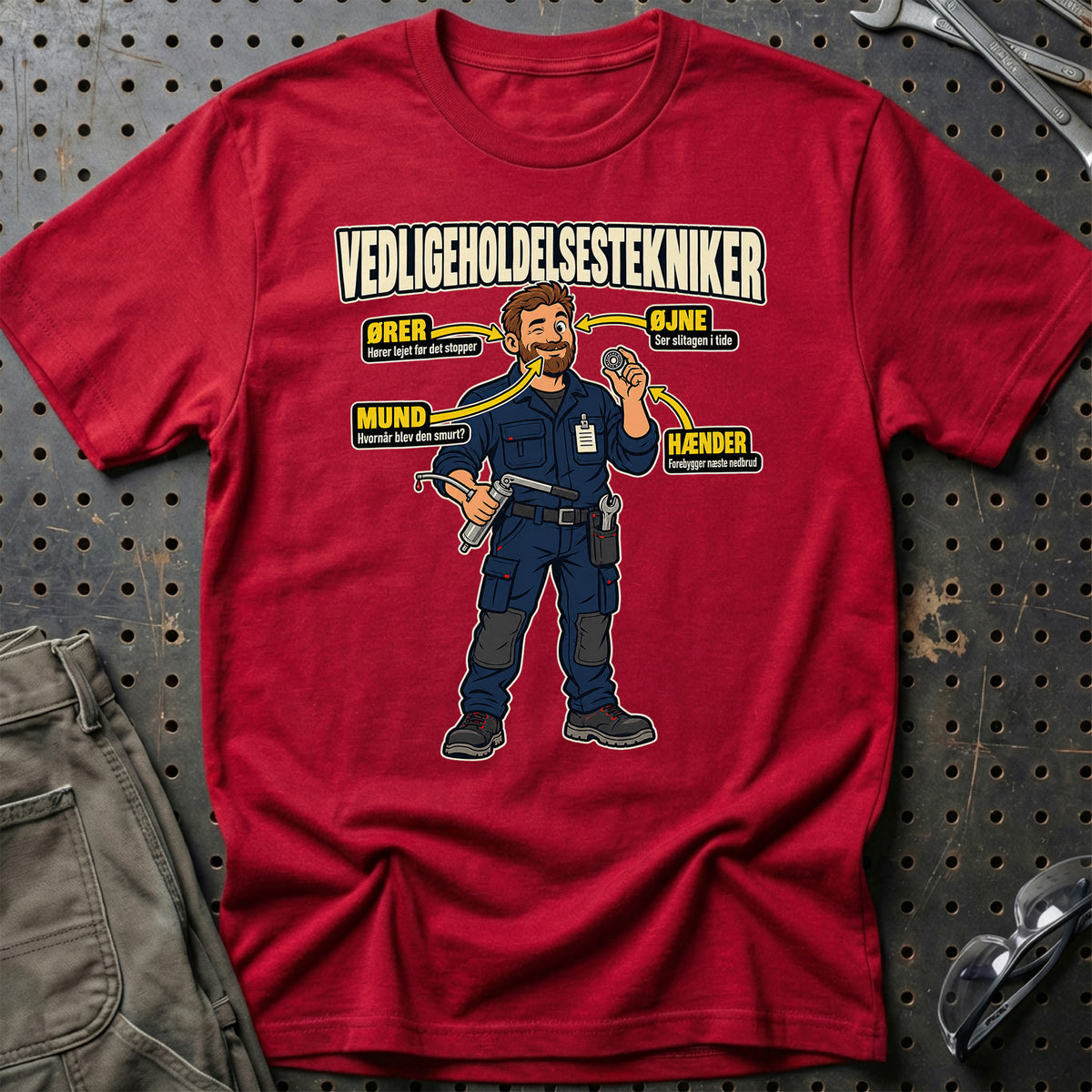 
Produktbillede af Vedligeholdelsestekniker – Anatomi T-Shirt