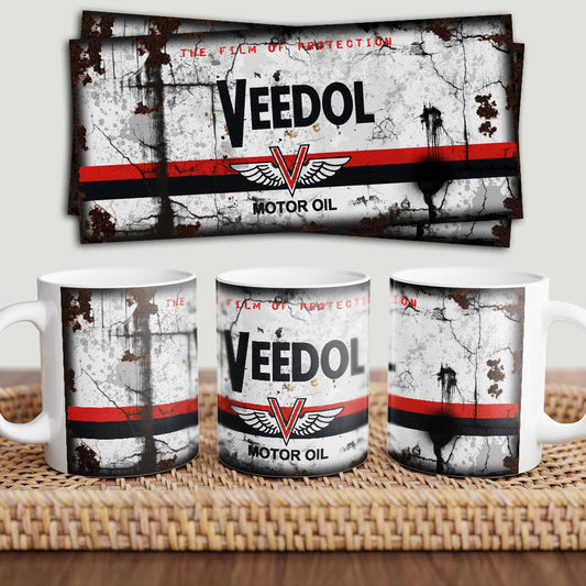 Veedol Motorolie Keramisk Krus-Krus-Motoroil-Garage Culture Shop- garage - man cave - merchandise