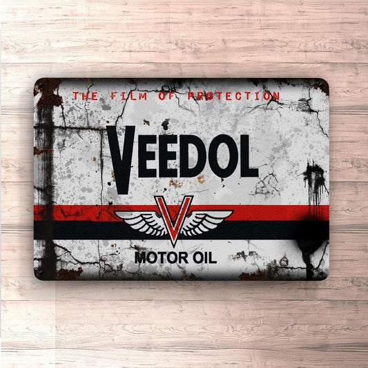 Veedol Motorolie Skilte, Musemåtte, Dørmåtte , Plakat-Skilte-Motoroil-Garage Culture Shop- garage - man cave - merchandise