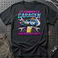 Velkommen Til Garagen Har Du Bajer Med? T-Shirt-Beklædning-Garage Culture-Sort-S-Garage Culture Shop- garage - man cave - merchandise