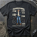 
VéloSoleX-Kører T-Shirt – Sort