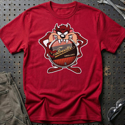Velocete TAZ Unisex T-Shirt , Bomuld-Beklædning-Velocette-Rød-S-Garage Culture Shop- garage - man cave - merchandise