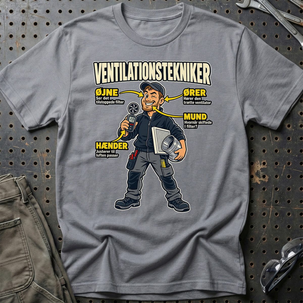 
Produktbillede af Ventilationstekniker – Anatomi T-Shirt