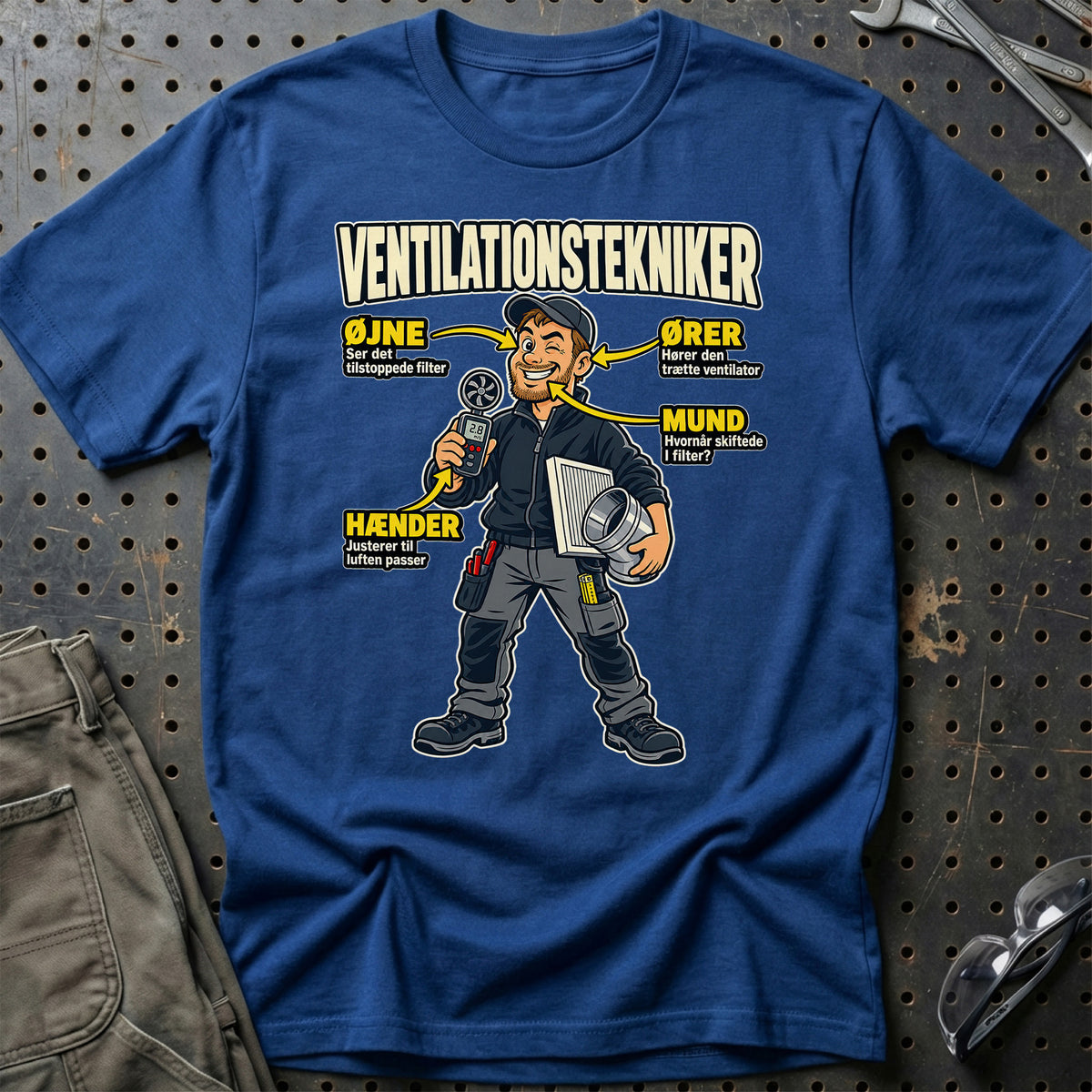 
Produktbillede af Ventilationstekniker – Anatomi T-Shirt