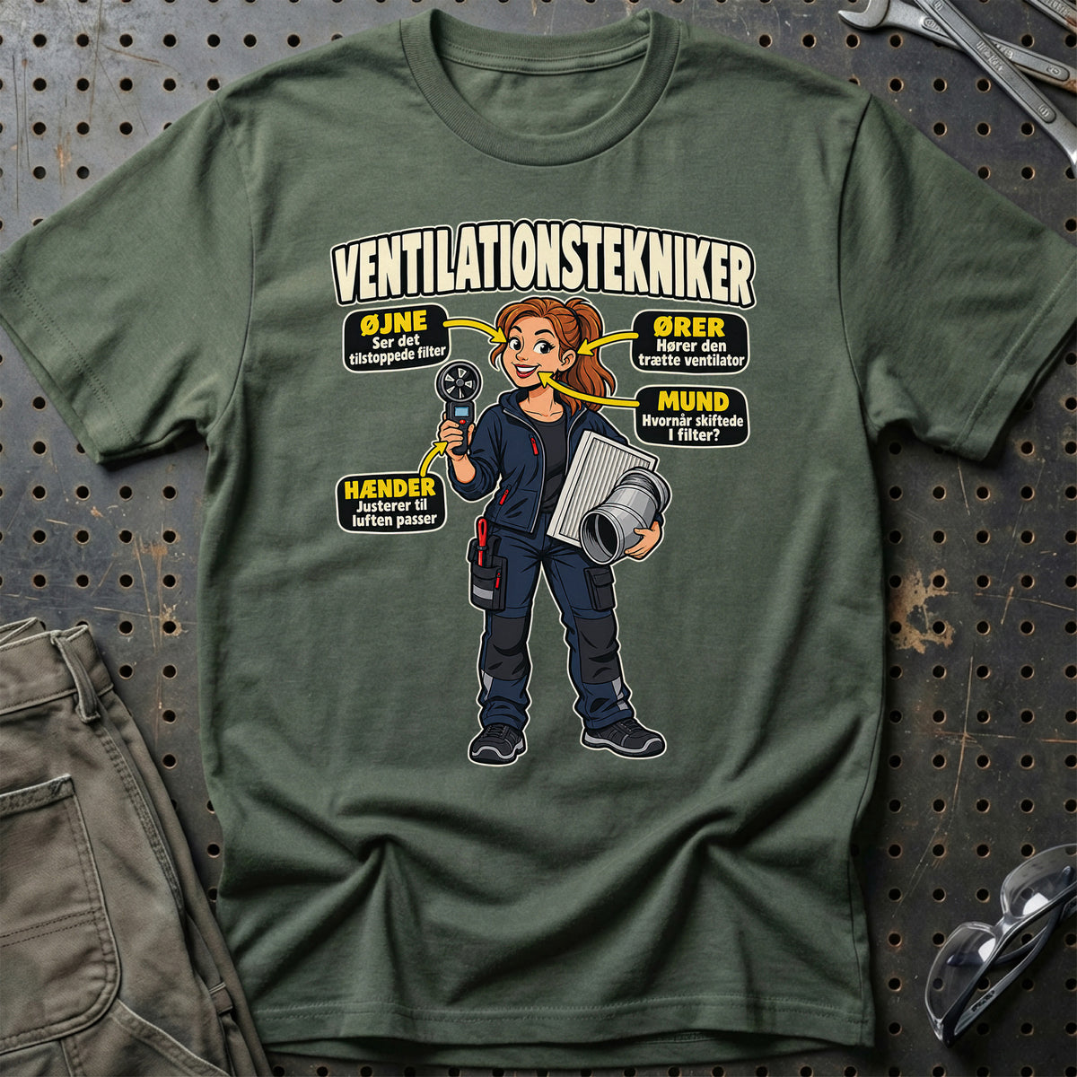
Produktbillede af Ventilationstekniker – Anatomi T-Shirt