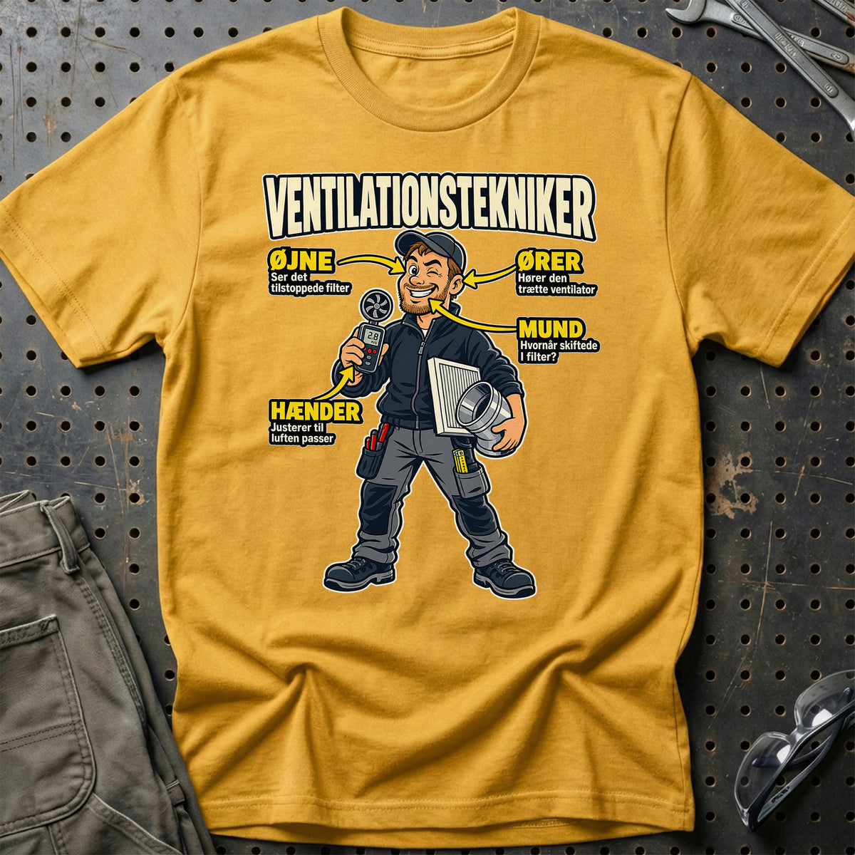 
Produktbillede af Ventilationstekniker – Anatomi T-Shirt