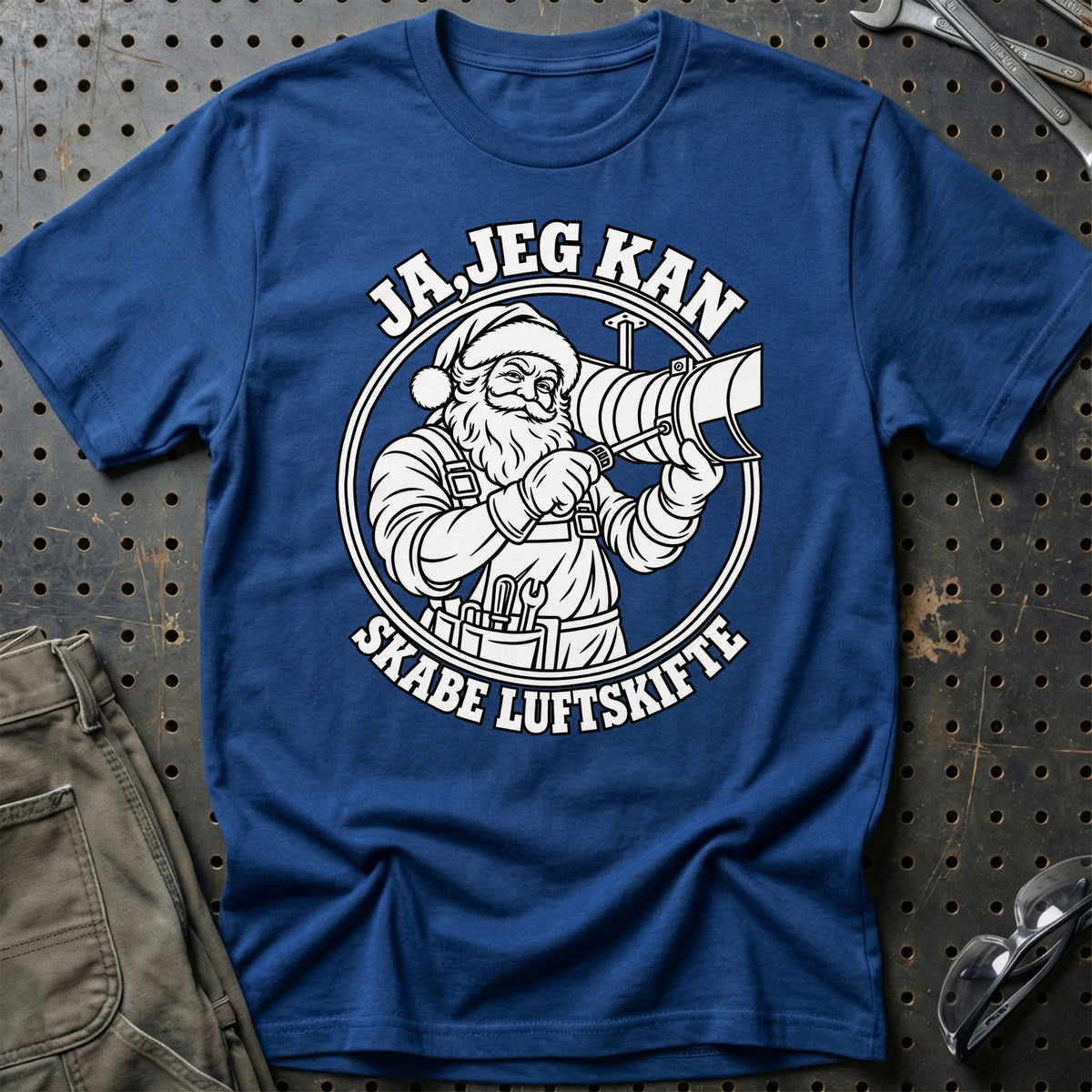 
Ventilationstekniker – Santa Kan Det – Jul T-Shirt – Blå Royal