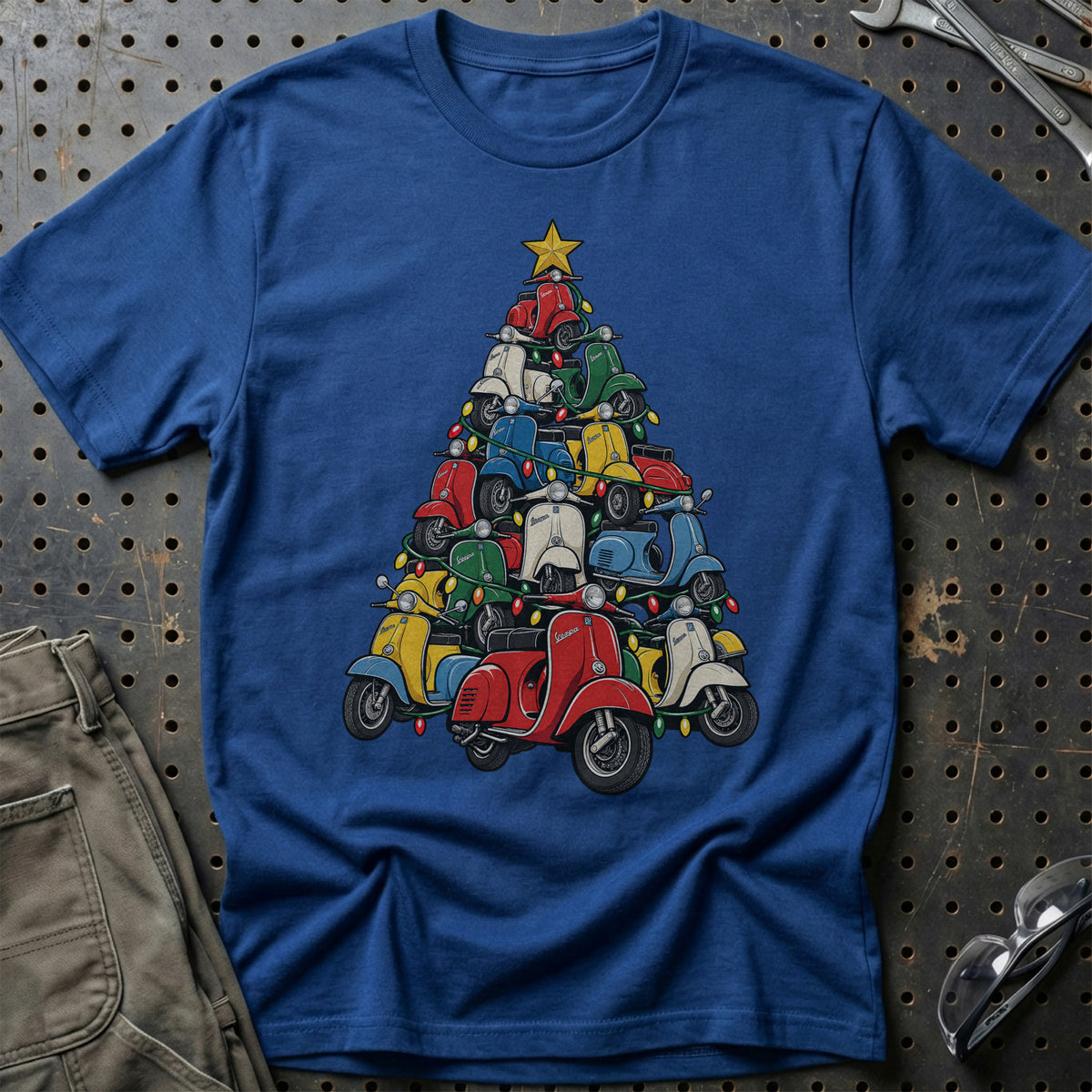
Produktbillede af Vespa Juletræ T-Shirt