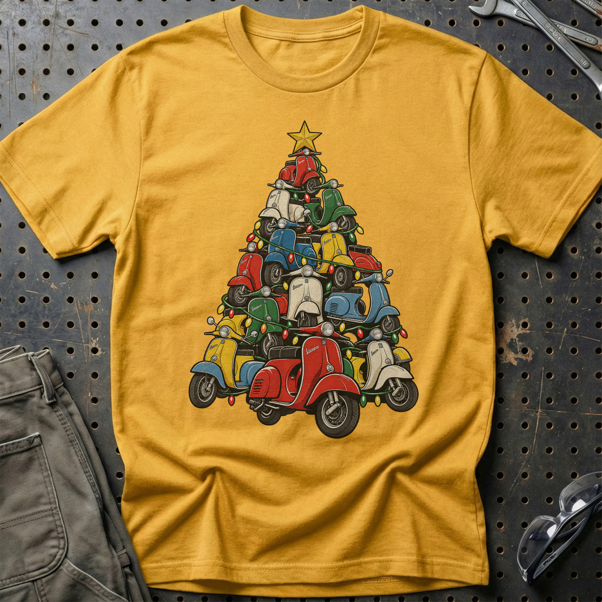 
Produktbillede af Vespa Juletræ T-Shirt