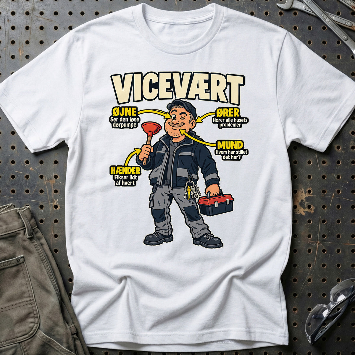 
Produktbillede af Vicevært – Anatomi T-Shirt