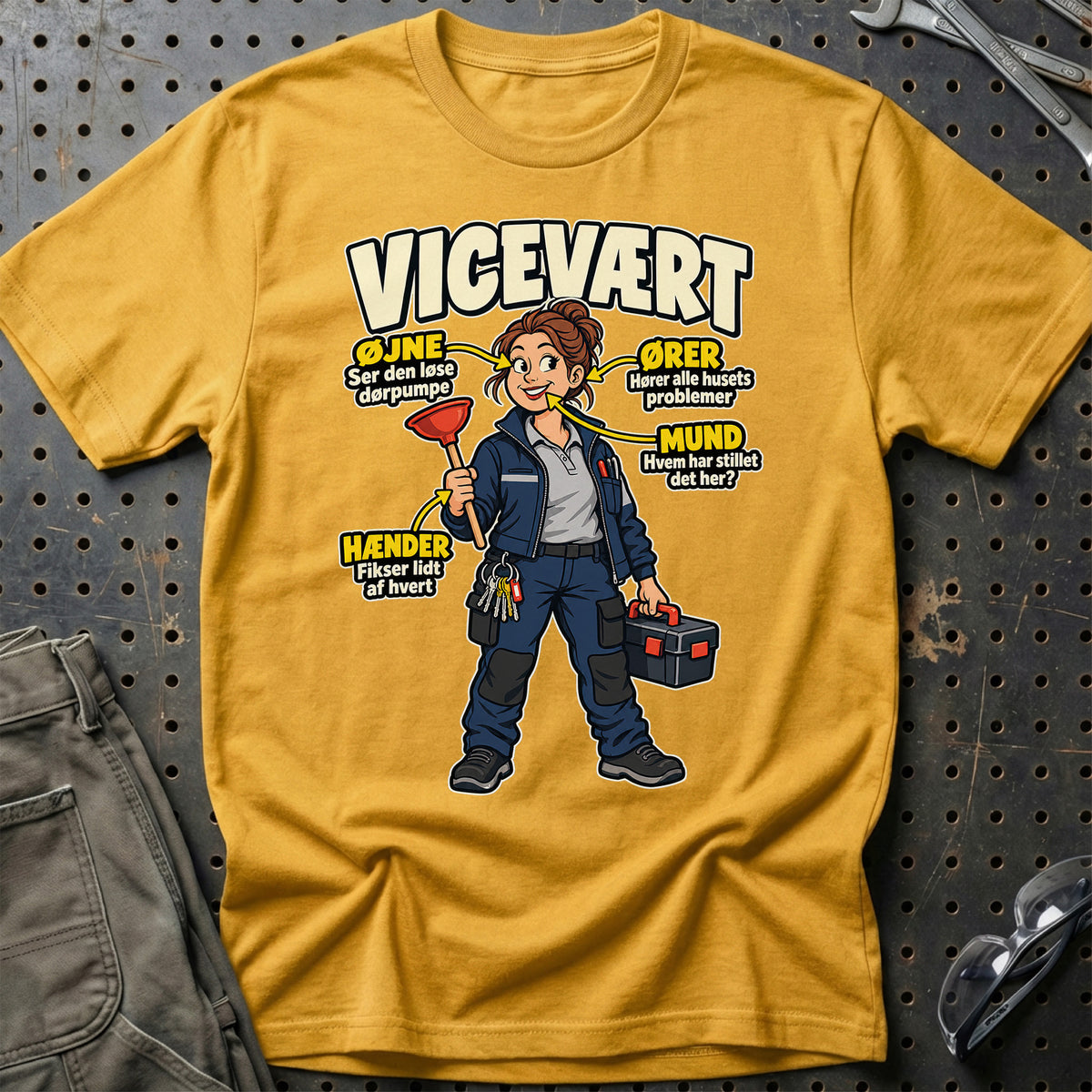 
Produktbillede af Vicevært – Anatomi T-Shirt