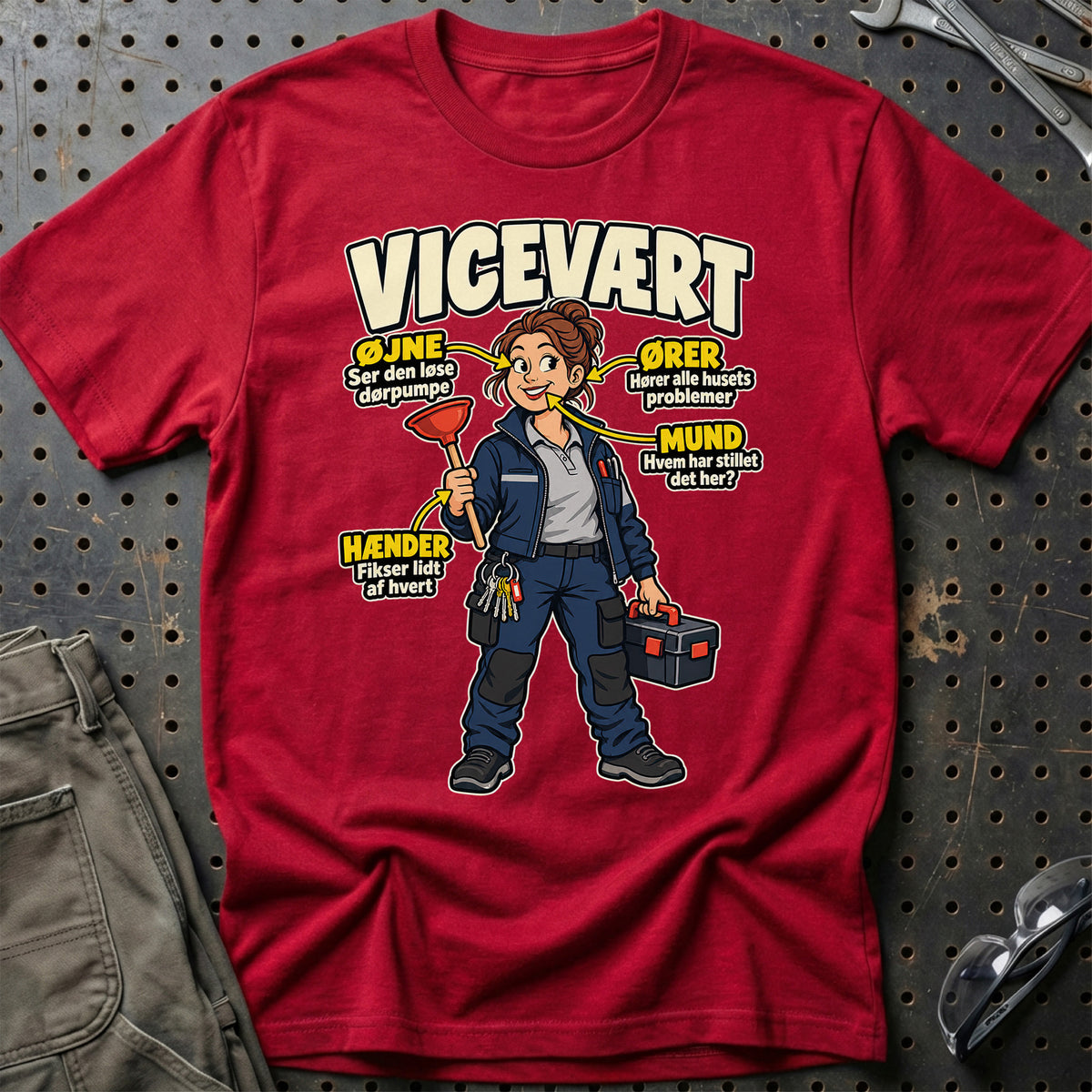 
Produktbillede af Vicevært – Anatomi T-Shirt