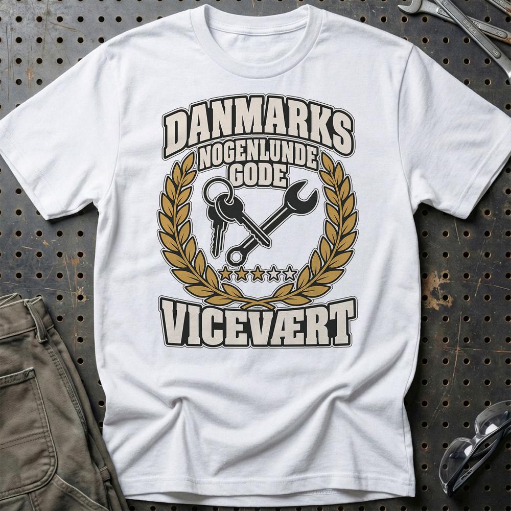 
Produktbillede af Vicevært – Danmarks Nogenlunde Gode T-Shirt