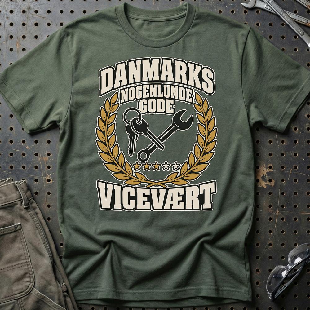 
Produktbillede af Vicevært – Danmarks Nogenlunde Gode T-Shirt