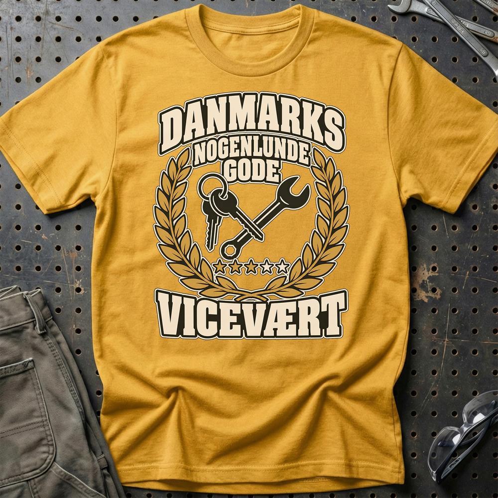 
Produktbillede af Vicevært – Danmarks Nogenlunde Gode T-Shirt