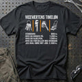 Viceværtens Timeløn T-Shirt-Beklædning-Garage Culture-Sort-S-Garage Culture Shop- garage - man cave - merchandise