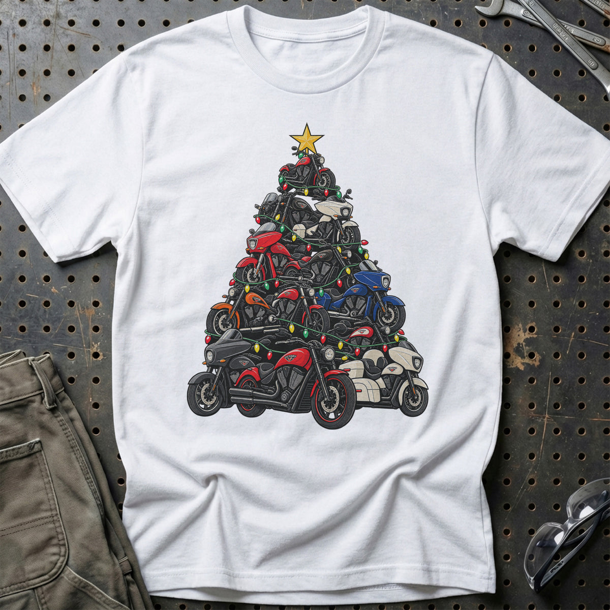 Victory Juletræ T-Shirt – Hvid