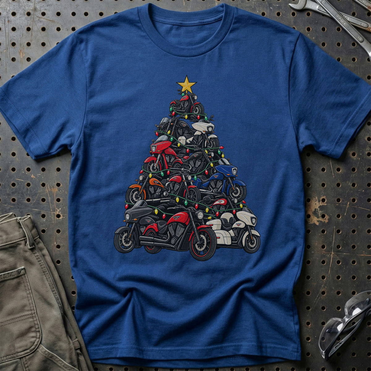 Victory Juletræ T-Shirt – Blå Royal