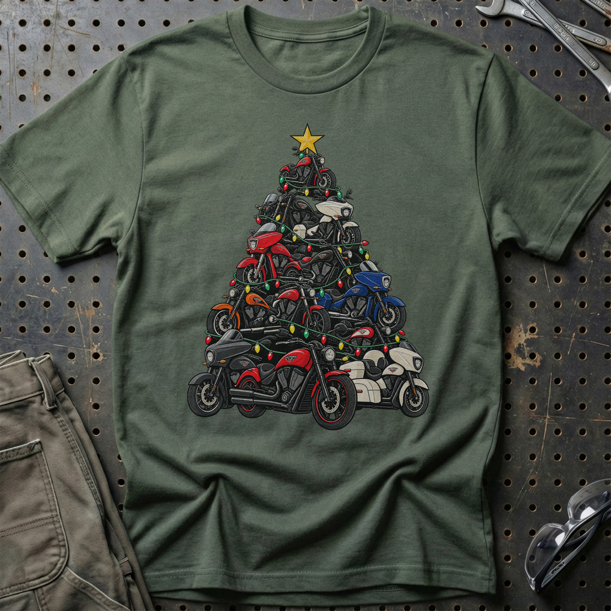 Victory Juletræ T-Shirt – Grøn Militær