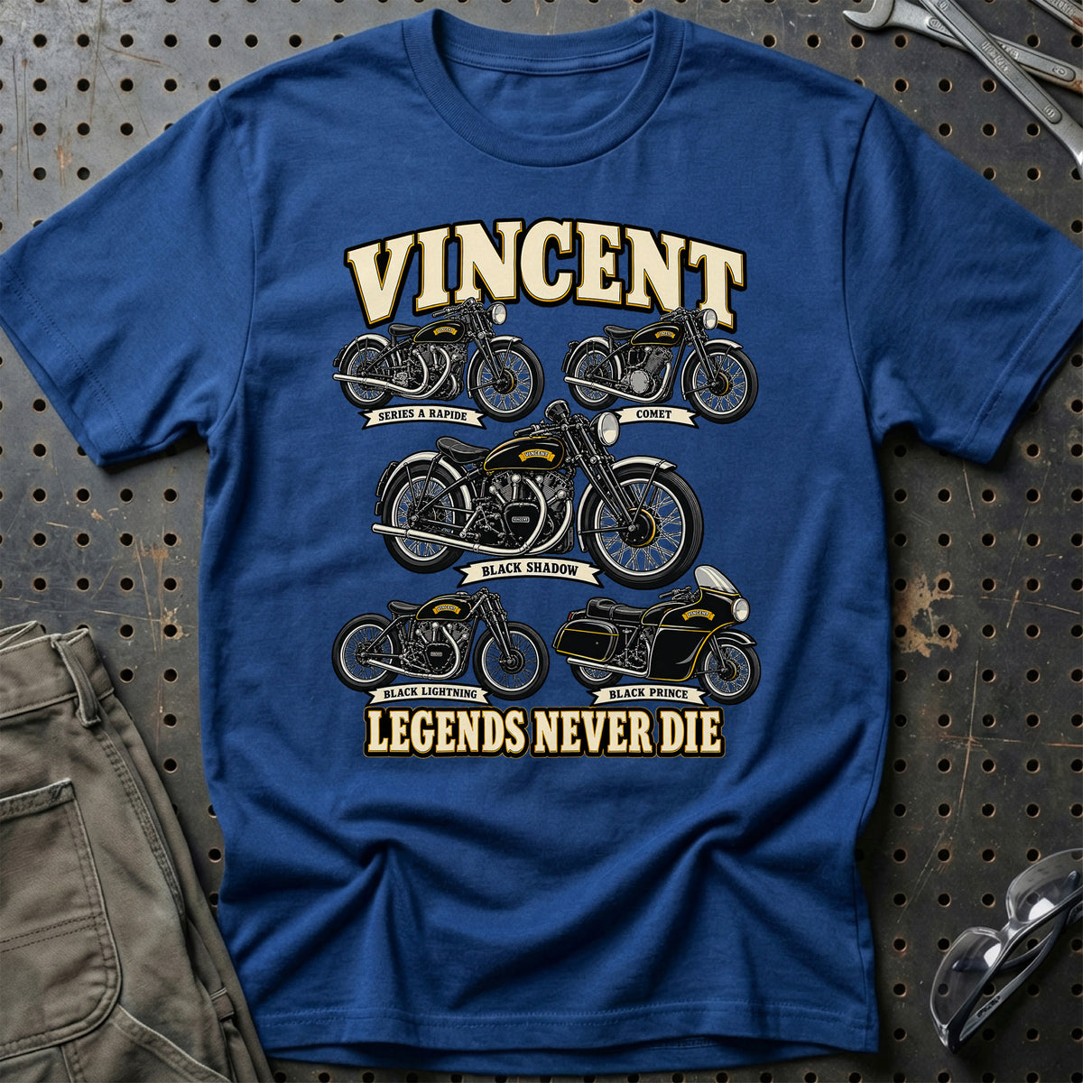 
Produktbillede af Vincent Legends Never Die T-Shirt