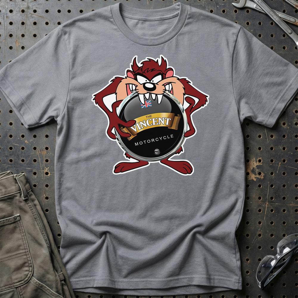 Vincent TAZ T-Shirt-Beklædning-Vincent-Grå Sport-S-Garage Culture Shop- garage - man cave - merchandise