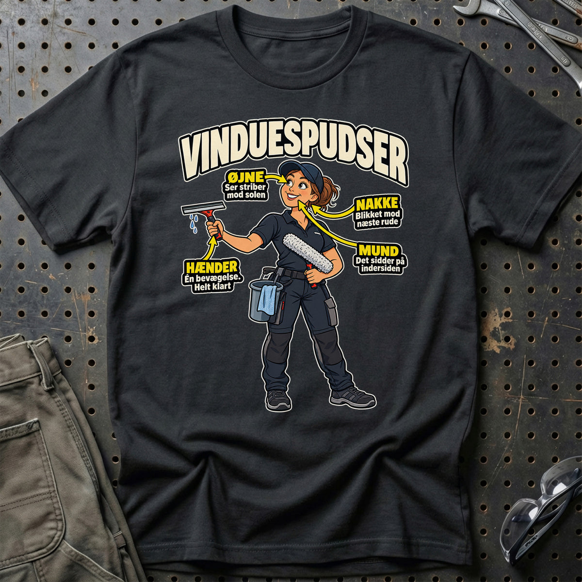 Vinduespudser – Anatomi T-Shirt-Beklædning-Garage Culture-Sort-S-Garage Culture Shop- garage - man cave - merchandise