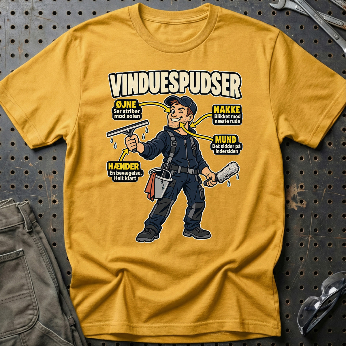 
Produktbillede af Vinduespudser – Anatomi T-Shirt