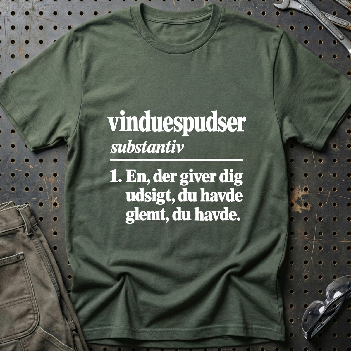 
Vinduespudser – Definition T-Shirt – Grøn Militær