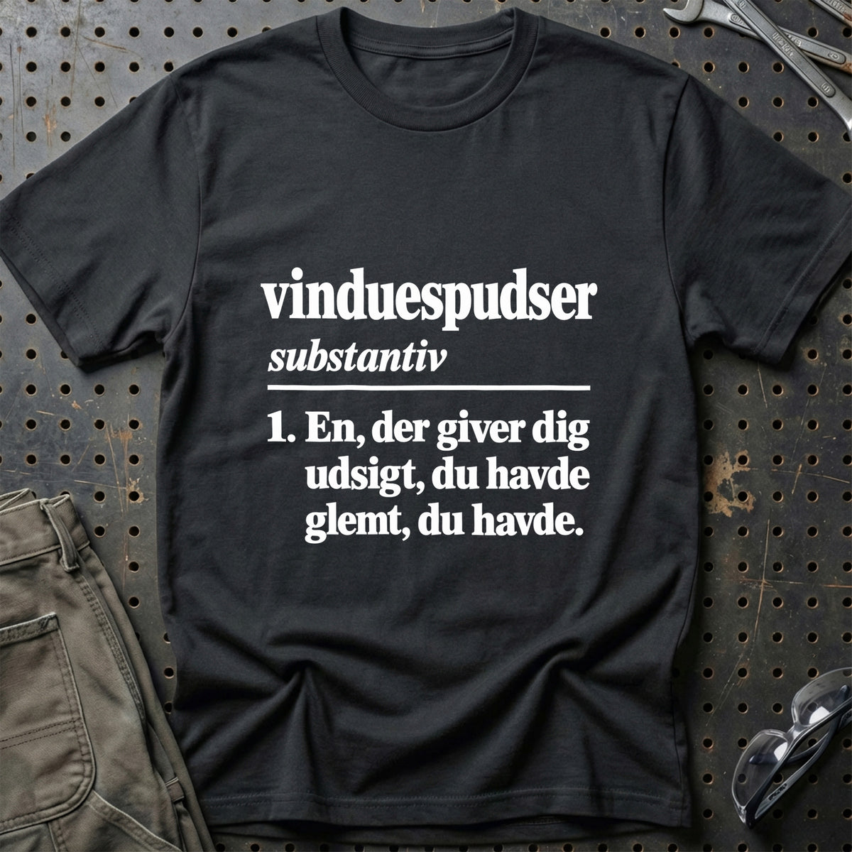 
Vinduespudser – Definition T-Shirt – Sort