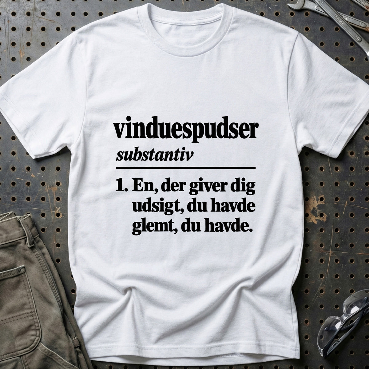 
Vinduespudser – Definition T-Shirt – Hvid