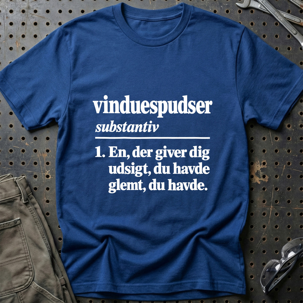 
Vinduespudser – Definition T-Shirt – Blå Royal