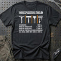 Vinduespudserens Timeløn T-Shirt-Beklædning-Garage Culture-Sort-S-Garage Culture Shop- garage - man cave - merchandise