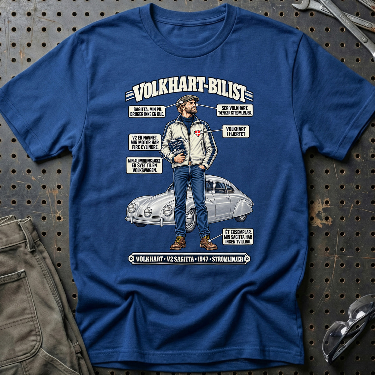 
Volkhart-Bilist T-Shirt – Blå Royal