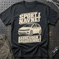 
Volkswagen Golf Sportsvan – Sport i navnet barnevogn i bagagerummet – Unisex T-Shirt – Sort