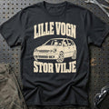 
Volkswagen Polo IV 9N – Lille vogn stor vilje – Unisex T-Shirt – Sort