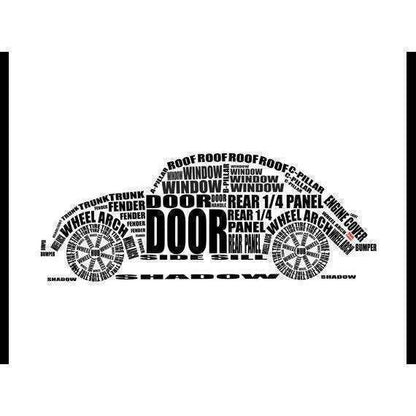 Volkswagen VW Beetle Skilte, Musemåtte, Dørmåtte-Skilte-VW-Garage Culture Shop- garage - man cave - merchandise