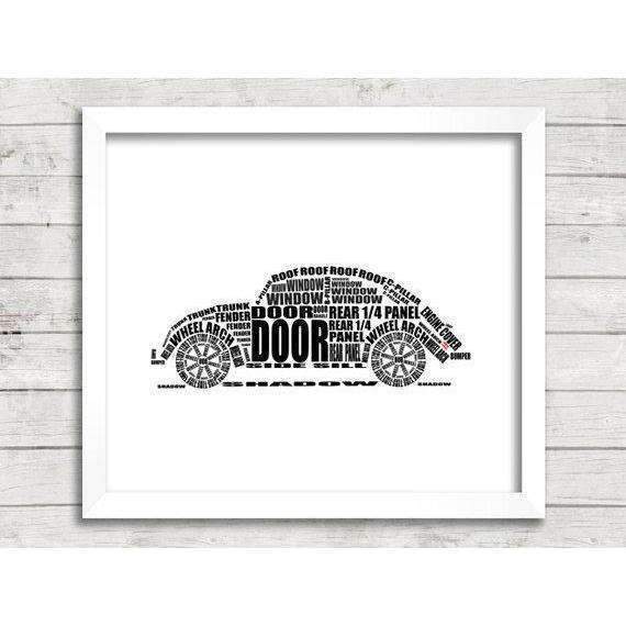 Volkswagen VW Beetle Skilte, Musemåtte, Dørmåtte-Skilte-VW-Garage Culture Shop- garage - man cave - merchandise