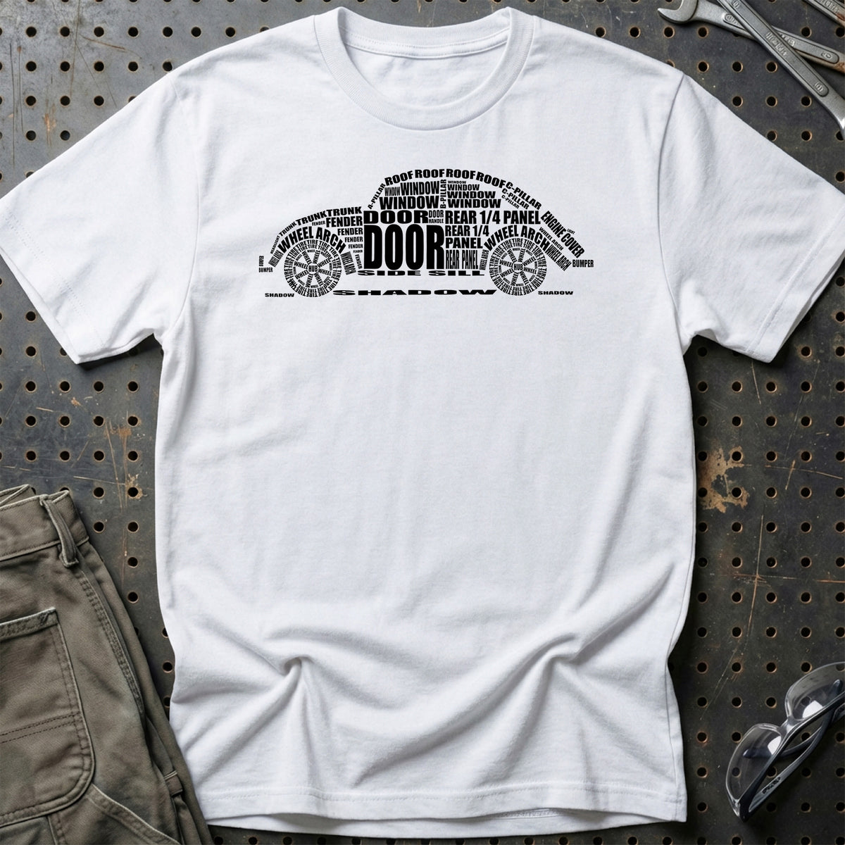 
Volkswagen VW Beetle T-Shirt – Hvid