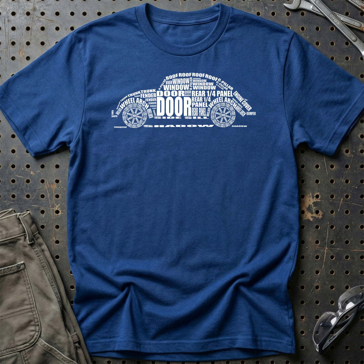 
Volkswagen VW Beetle T-Shirt – Blå Royal