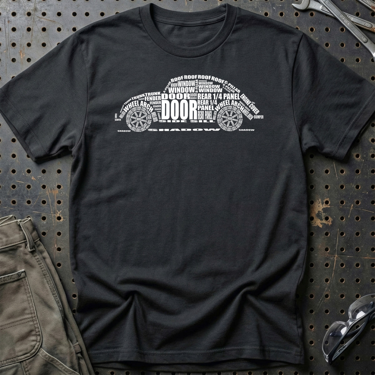 
Volkswagen VW Beetle T-Shirt – Sort