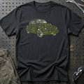 Volkswagen VW Beetle T-Shirt-Beklædning-VW-Sort-S-Garage Culture Shop- garage - man cave - merchandise