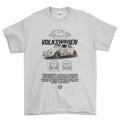 Volkswagen VW Beetle T-Shirt-Beklædning-VW-Hvid-S-Garage Culture Shop- garage - man cave - merchandise